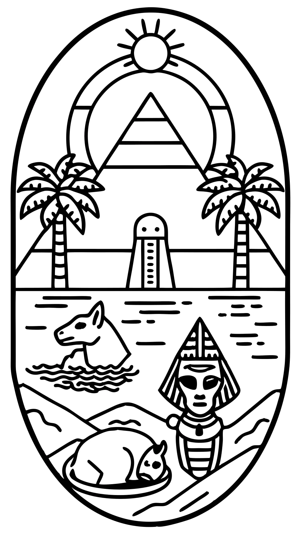 egypt coloring pages